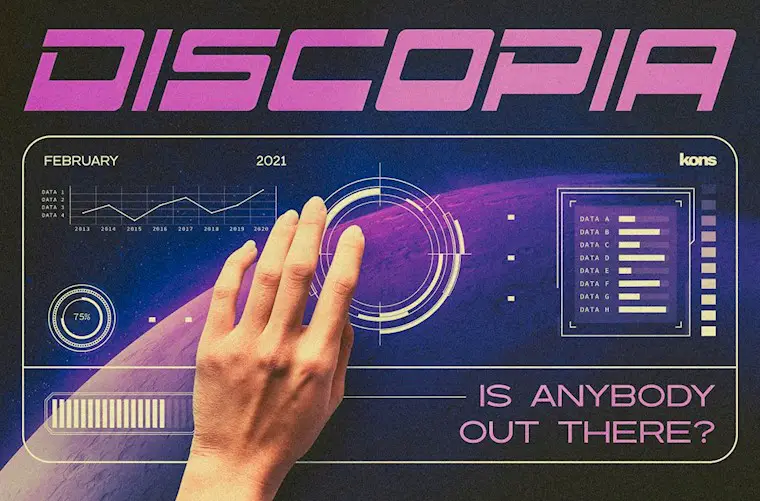 discopia futuristic tech fonts