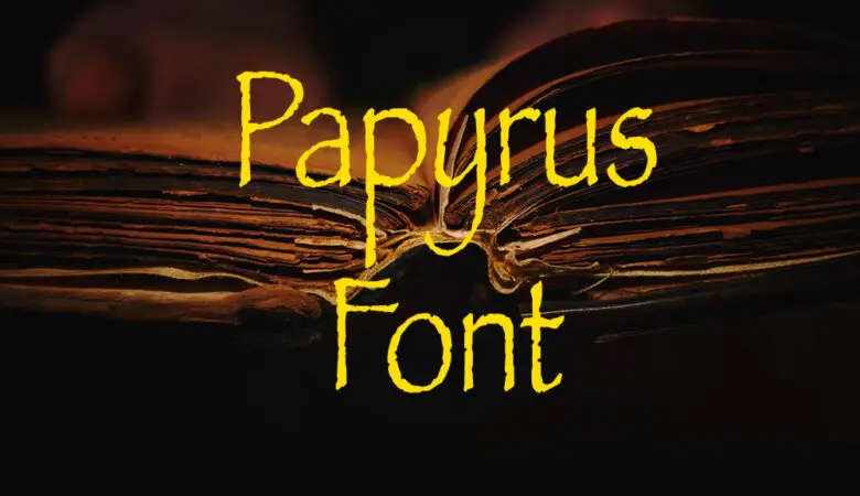 papyrus font free