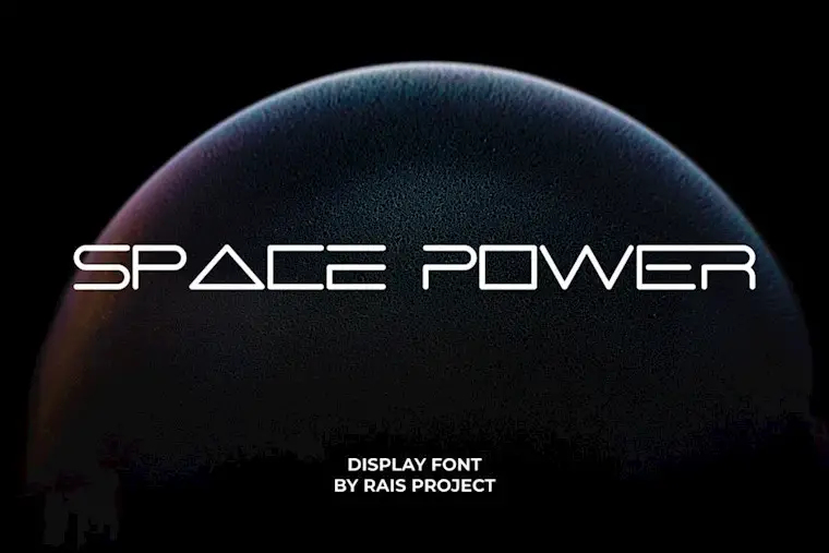 space power demo font