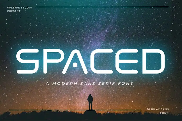 spaced font