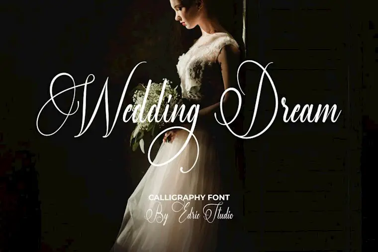 wedding dream demo font