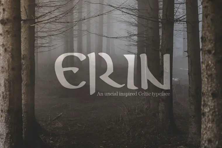 erin a mystical celtic typeface