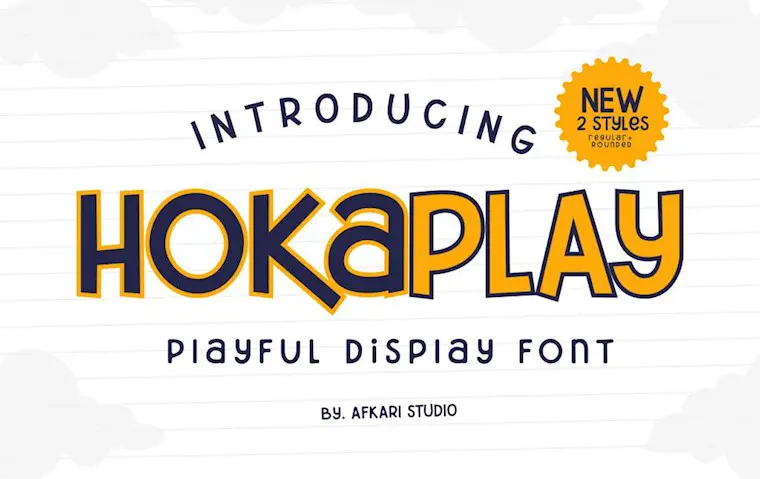 hokaplay font