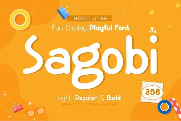 playful font sagobi font