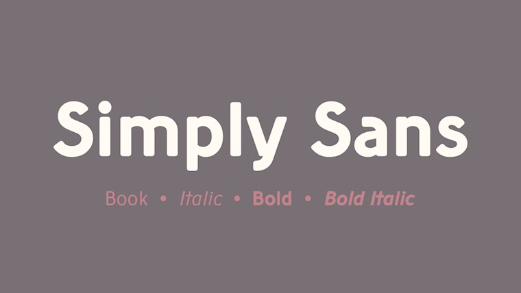 simply sans font