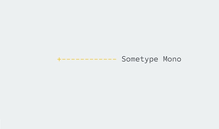 sometype mono font