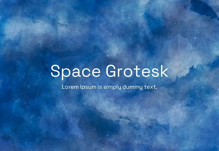 space grotesk