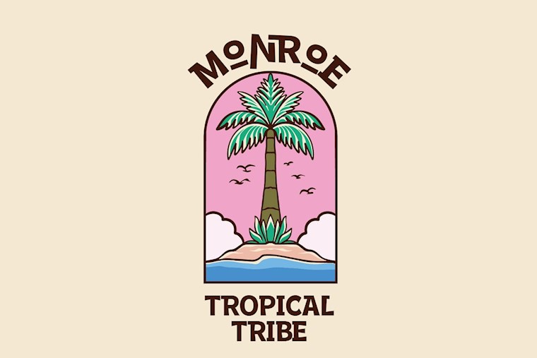 tropical summer font