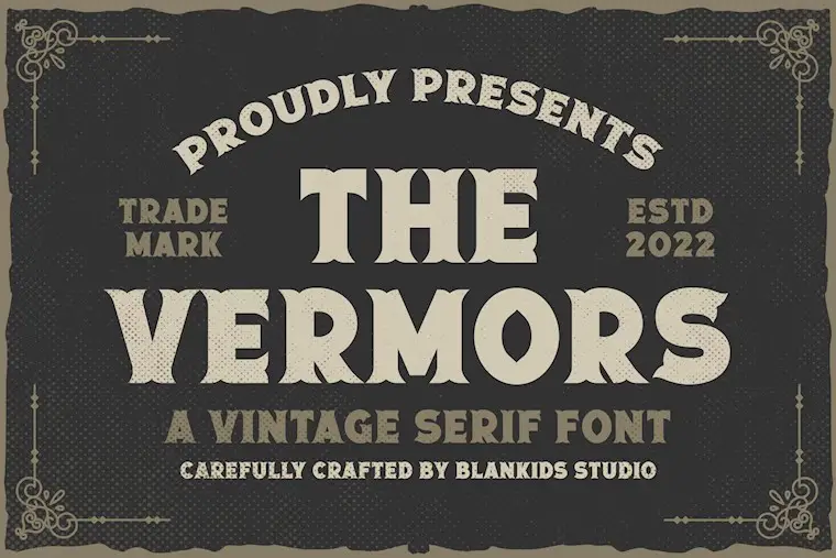 vermors a vintage serif font