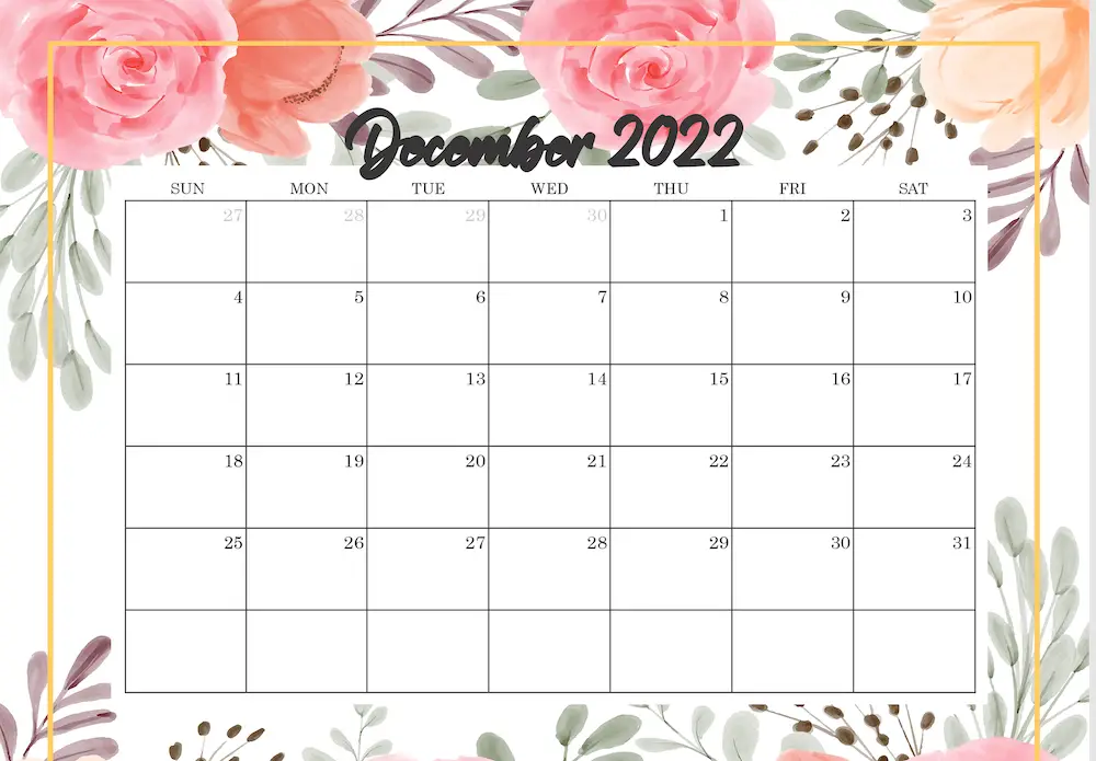 august cute calendar 2022