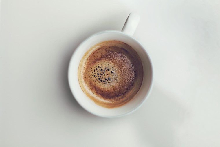 aesthetics of coffee and minimalism background