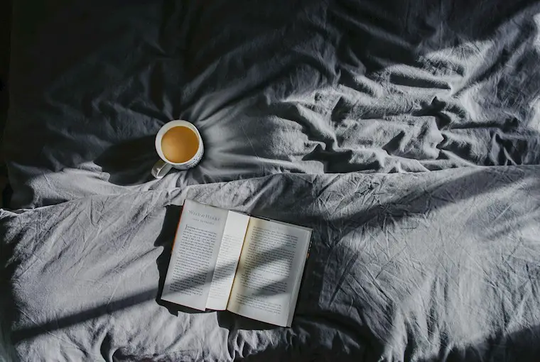 coffee in bed aesthetics background