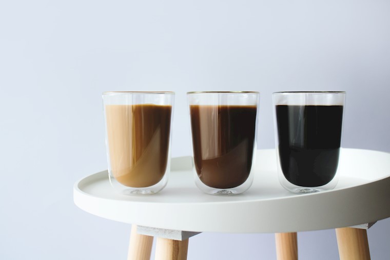 three ways of drinking coffee wallpaper