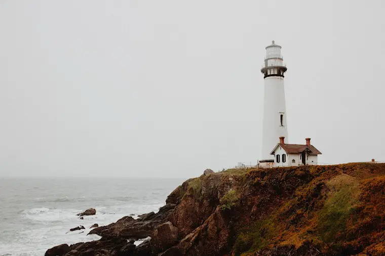 white lighthouse wallpaper