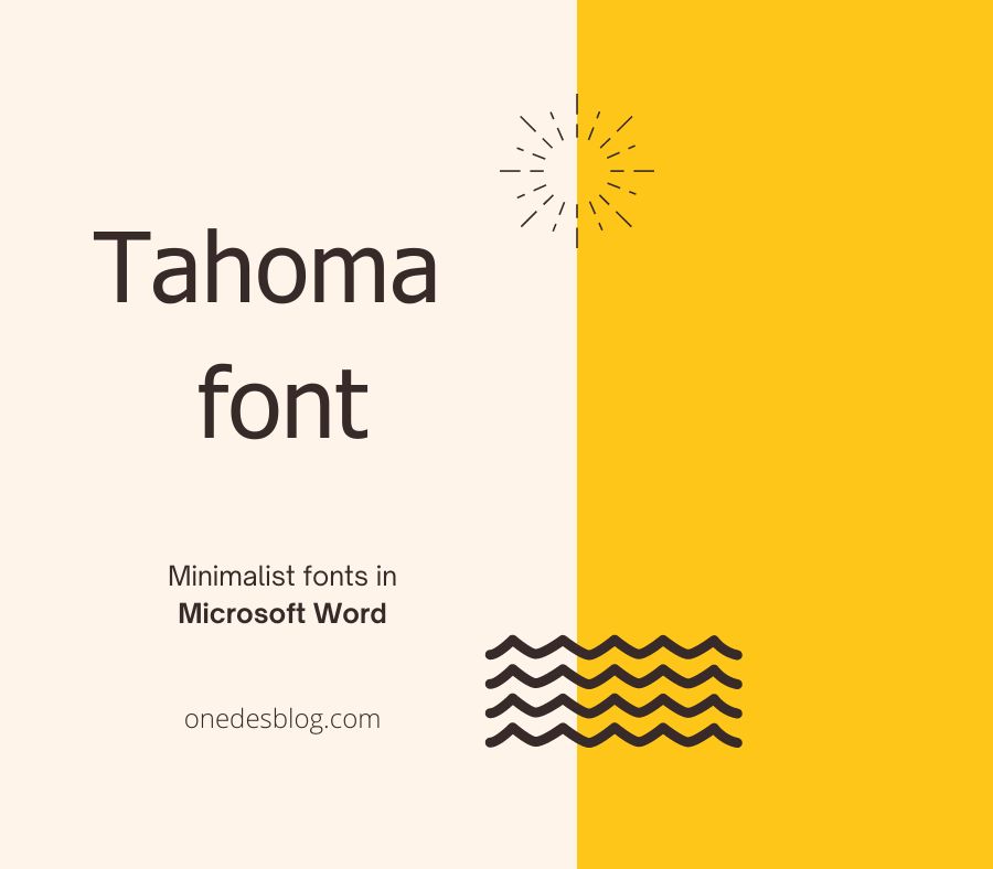 minimalist fonts in microsoft word