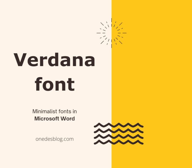 10 Best Minimalist Fonts In Microsoft Word - Onedesblog