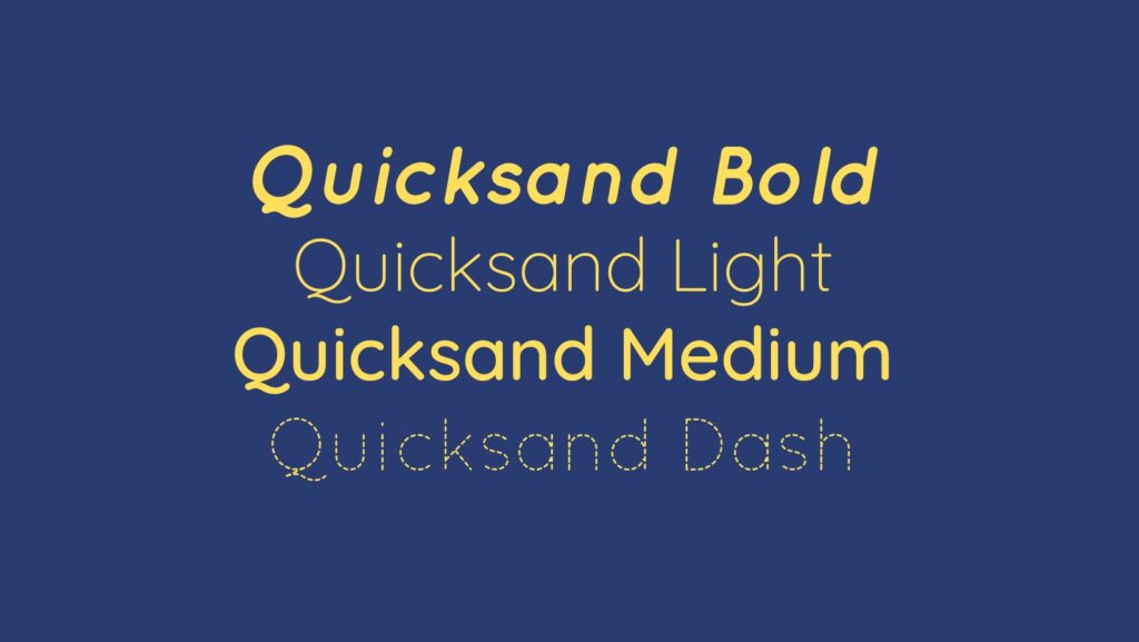 quicksand font free download