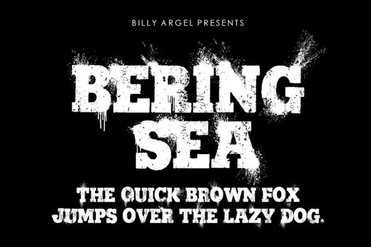 bering sea font