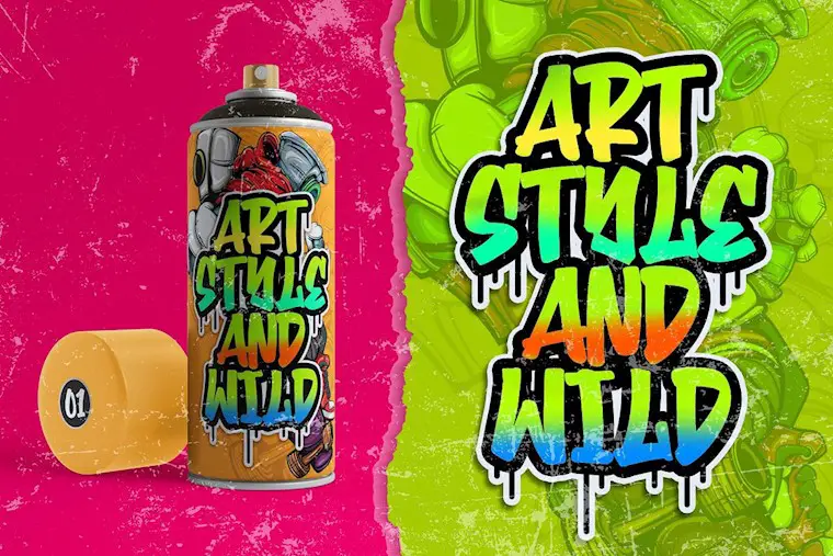 bombsky graffity font