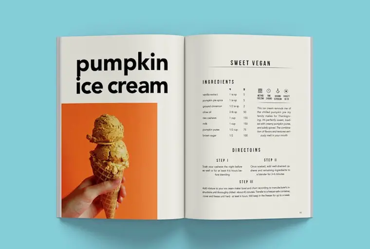 cookbook behance