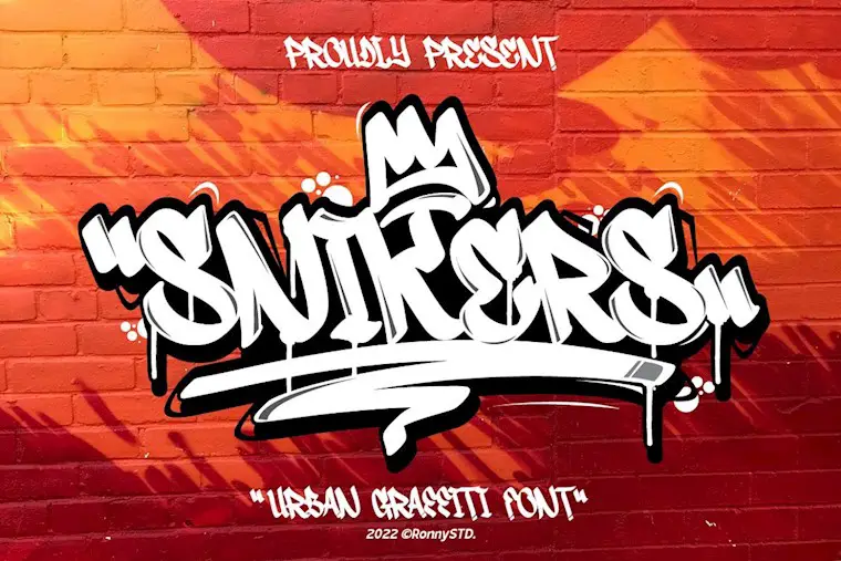 21 Best Graffiti and Spray Paint Fonts for Urban Designs Onedesblog