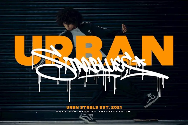 urban starblues font