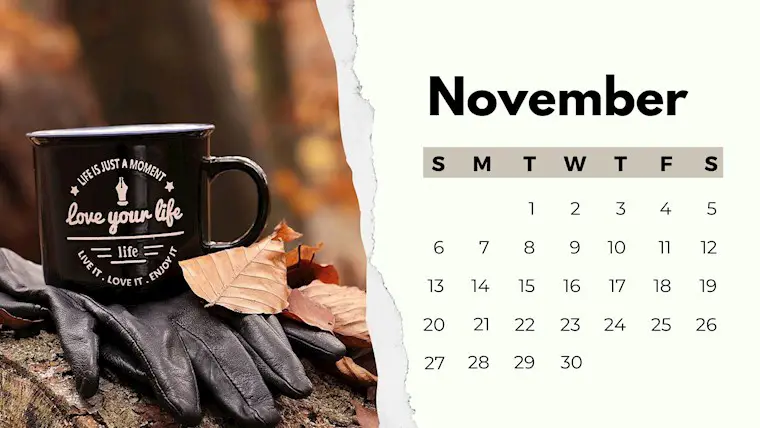 simple photo calendar