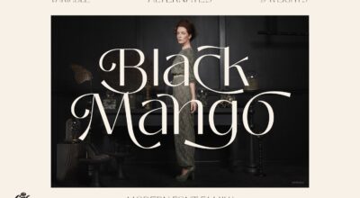 blackmango modern font family