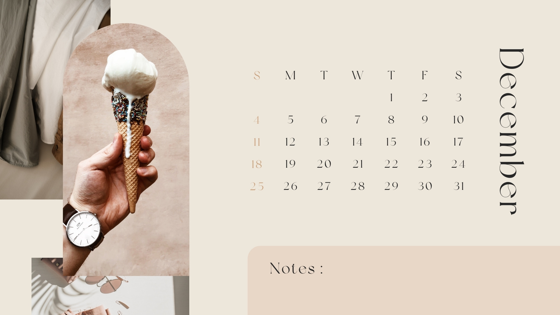 24 Cute Aesthetic December Calendars & Wallpapers 2022 (Free) - Onedesblog