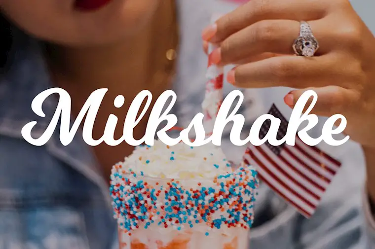 milkshke font free procreate font
