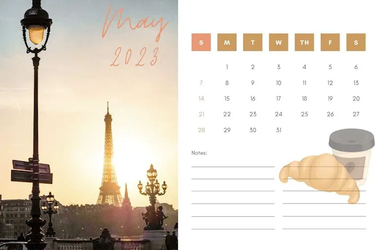 france aesthetics may 2023 calendar