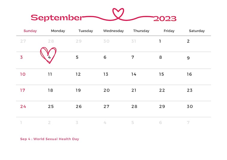 cute holidays september calendar 2023