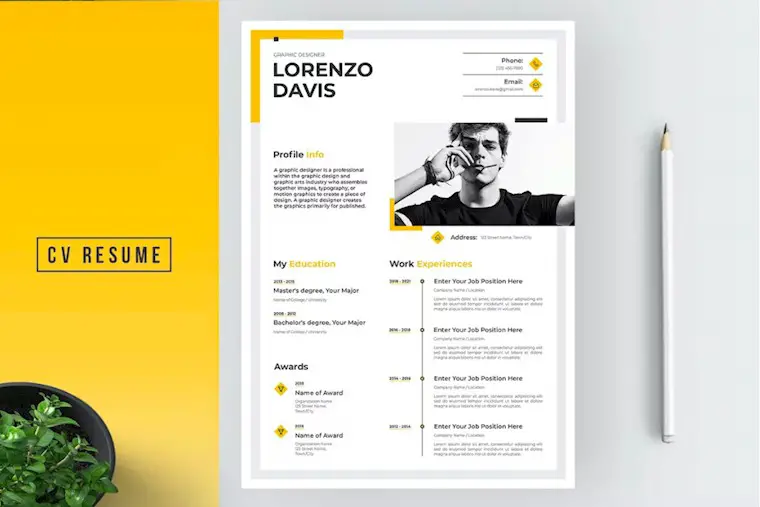 cv template 2