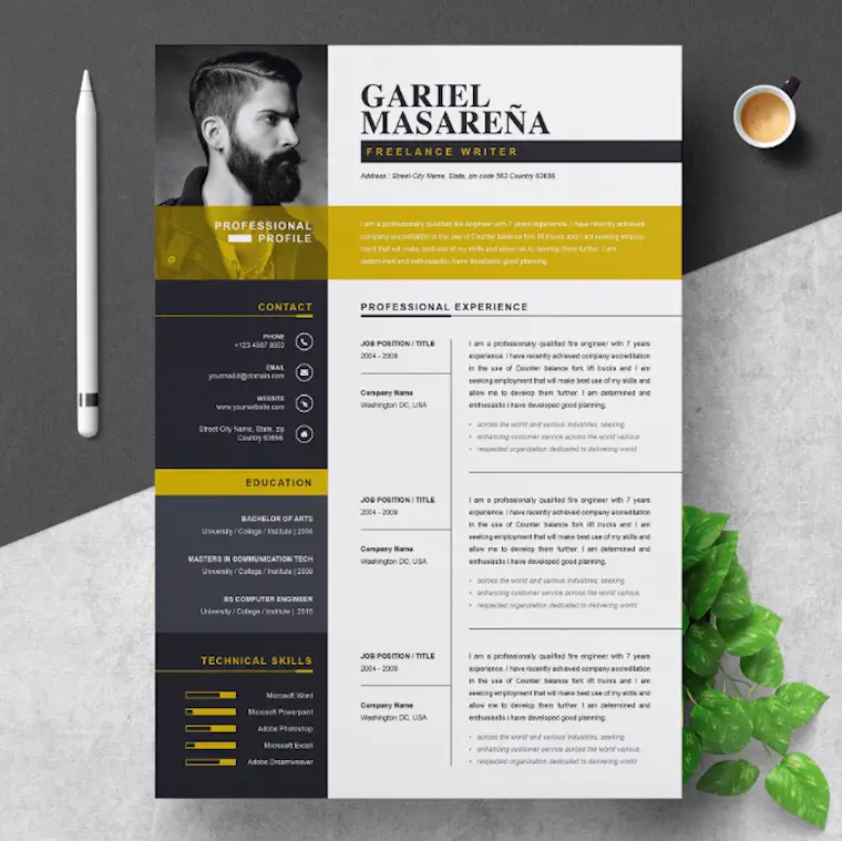 cv template