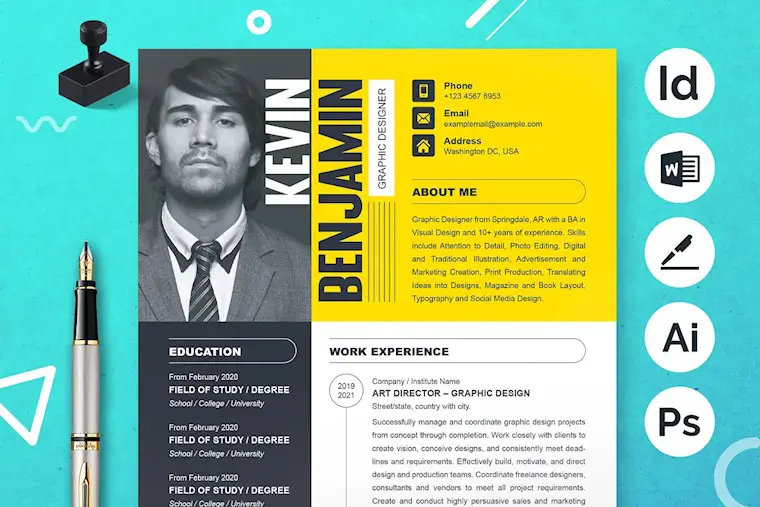 editable word cv template ms word