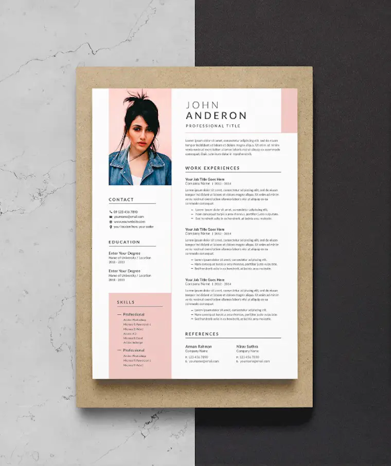 free resume template download