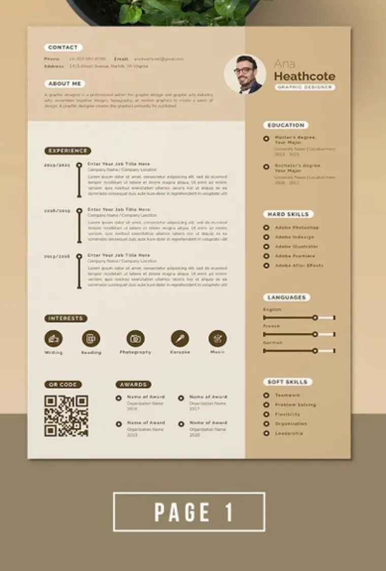 resume template