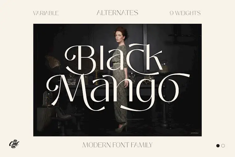 blackmango modern font family