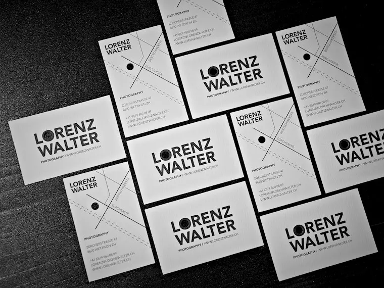 lorenz walter photography brand identity
