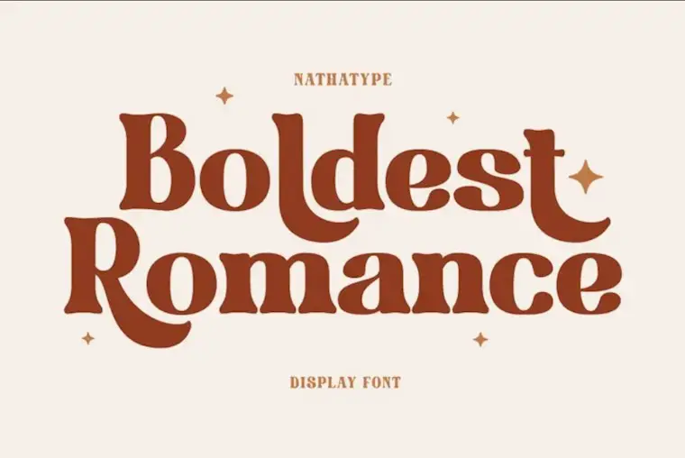 bold romance font