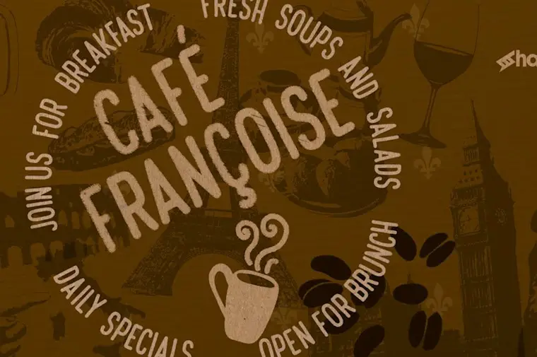 cafe francoise font