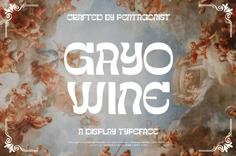 gayo wine font