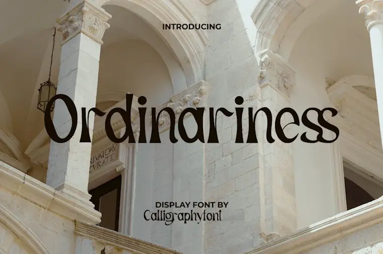 ordinariness font