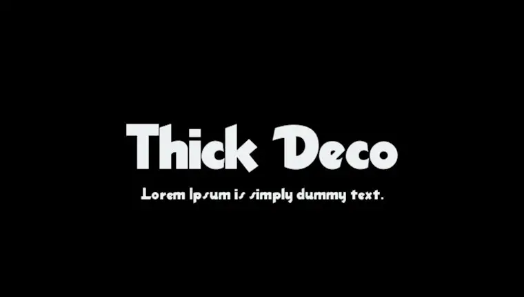 thick deco