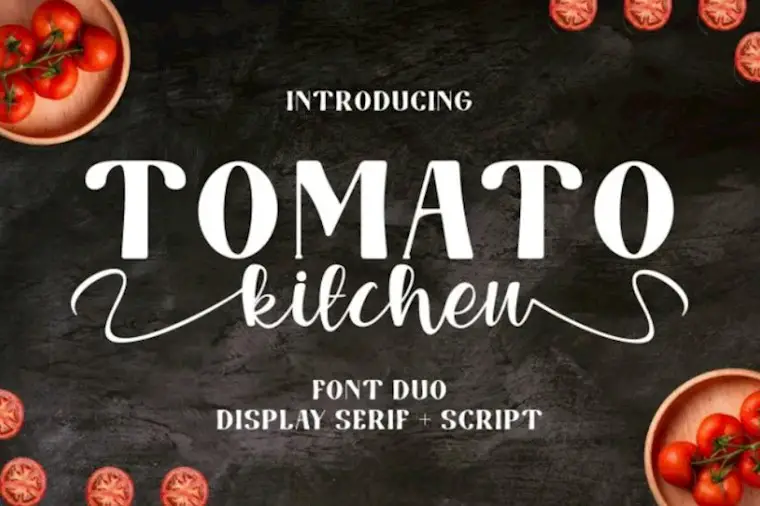tomato kitchen font
