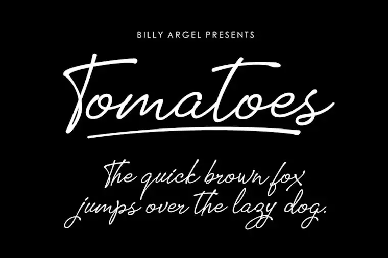 tomatoes font